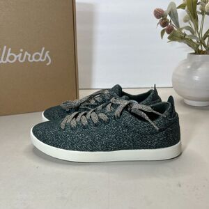 New Allbirds Wool Piper Lace Up Sneakers Kirkjufell Gray White Sole Women 6 NWB